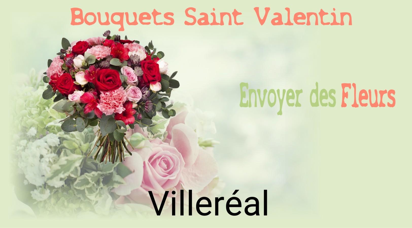 Roses de Saint-Valentin livrées à Villeréal